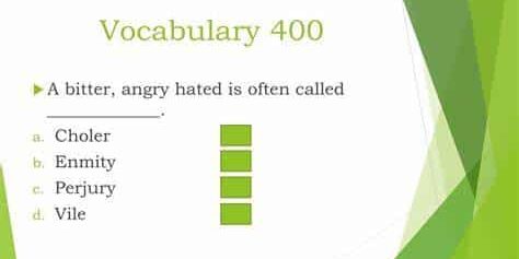 celpip OIP CELPIP Vocabulary 400 List for four sections